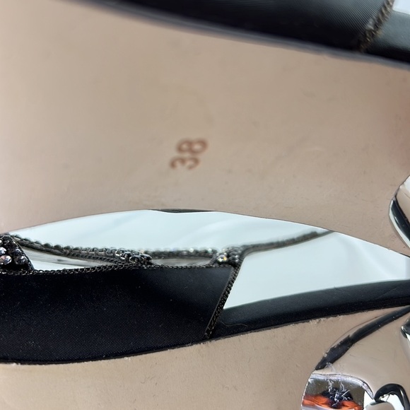 Roviky Black & Silver Rhinestone Sexy Night Out Heels - Picture 10 of 14